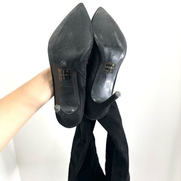 ASOS Office London Faux suede over knee boots - Picture 9 of 11